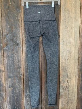 lululemon athletica Gray Herringbone Leggings